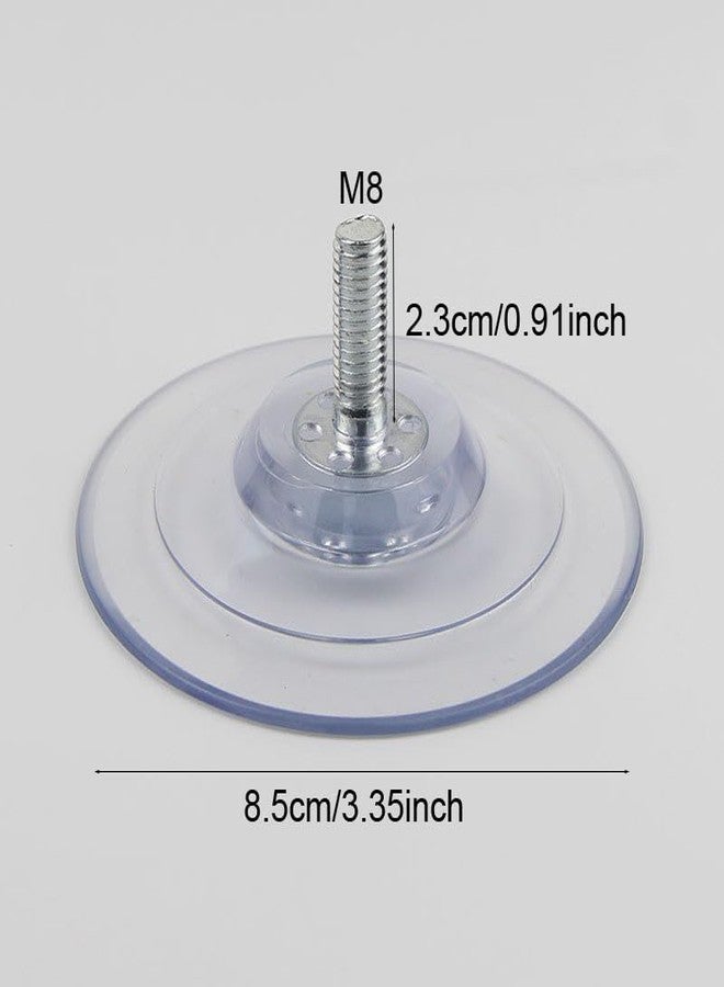 SquEqu 4 Pack Cat Window Perch Suction Cup Replacement with Screws 85mm Sturdy Strong Hanging Holder Suction Cups for Cat Window Perch Cordless Hammock Foldable Cats Bed Seat - Image 2